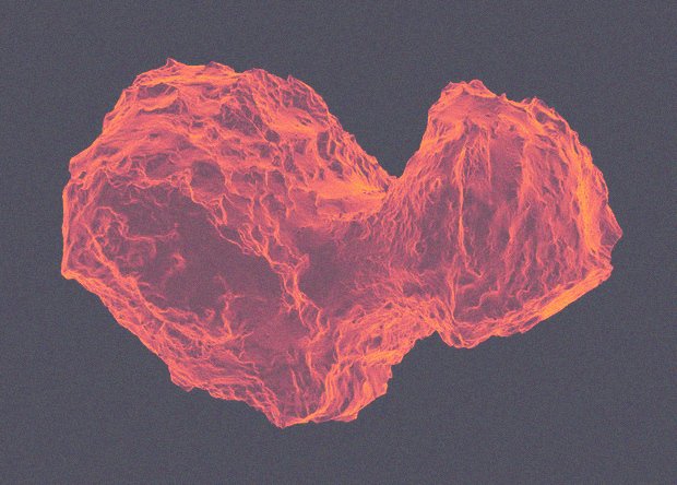 3D-модель кометы Чурюмова-Герасименко