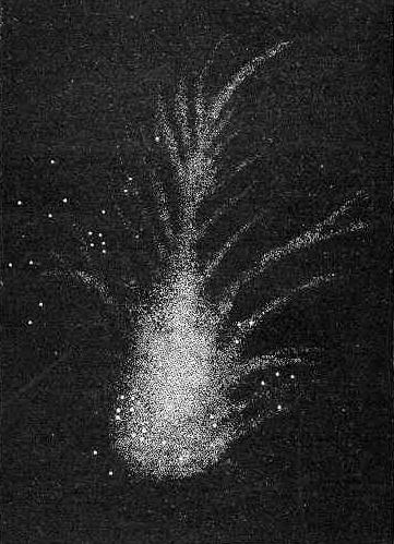 Крабовидная туманность на рисунке Уильяма Парсонса