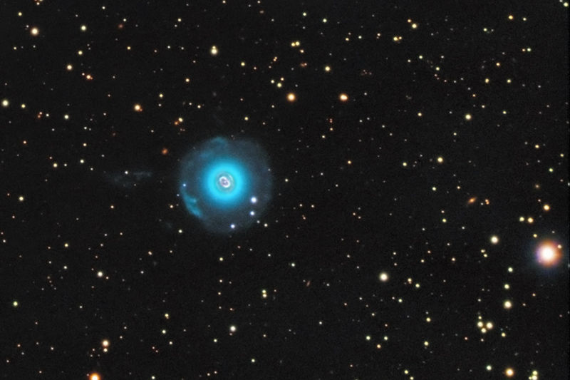 Планетарная туманность NGC 7662 - Голубой снежок