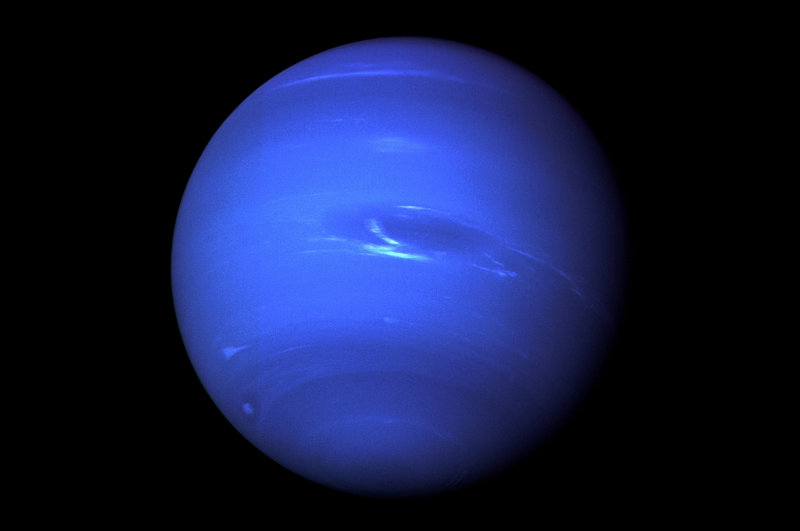 Планета Нептун. Снимок "Вояджера-2"
