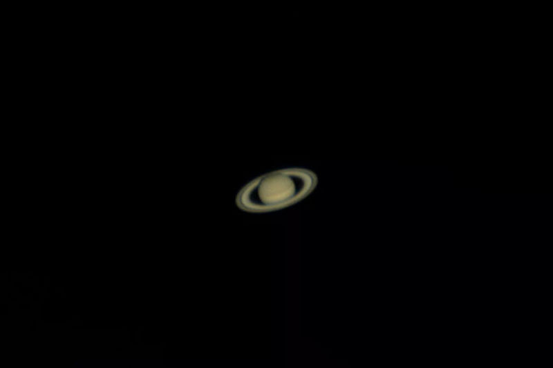 Так выглядит Сатурн и его кольца в телескоп Sky-Watcher BK909.